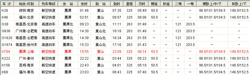 东乡到黄山旅游路线
